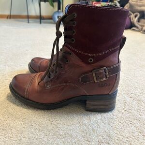 Taos Footwear Women's Burgundy Leather Boots
